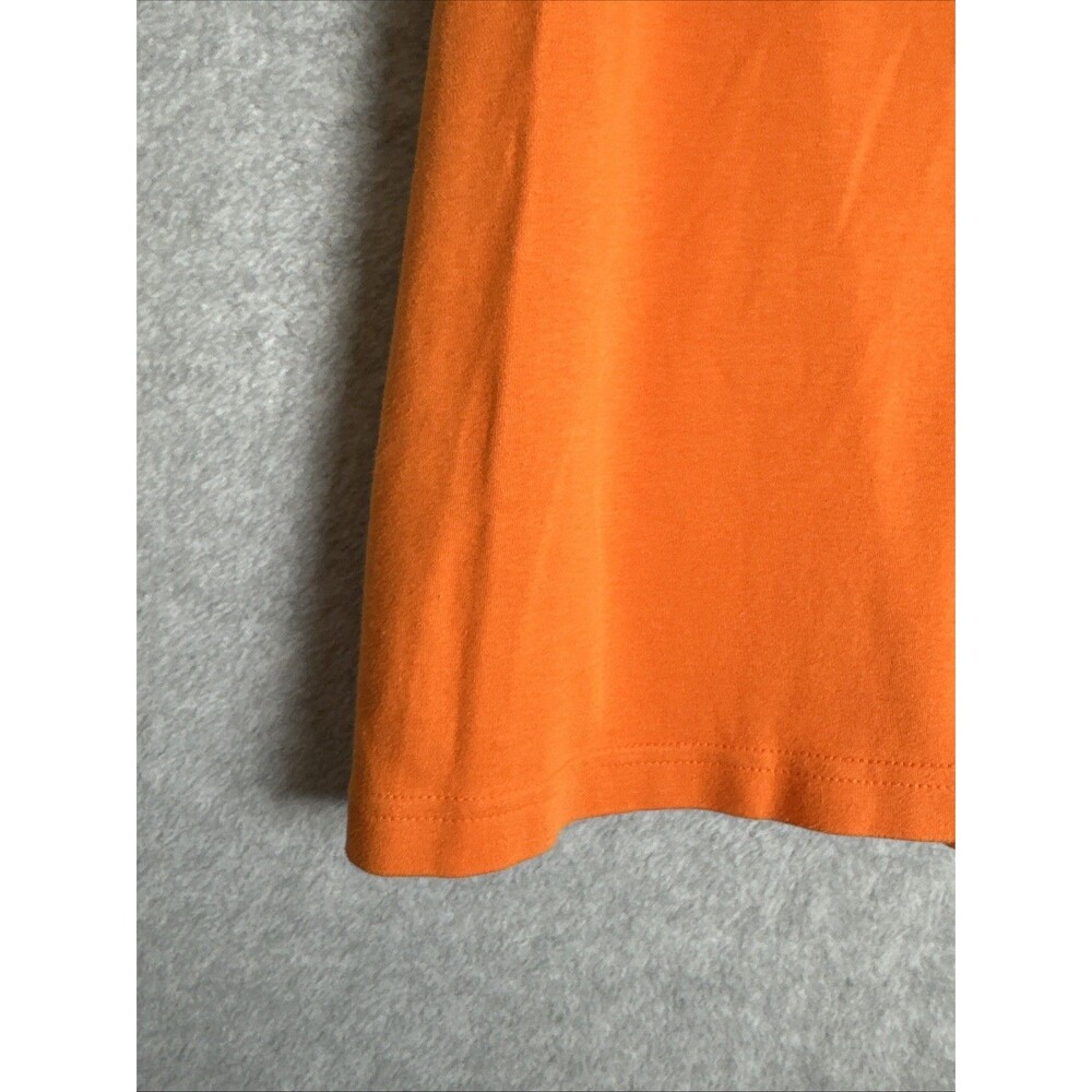 University Of Tennessee UT Vols Sleeveless Shirt Mock Turtle Orange Women's Sz L - Picture 4 of 7